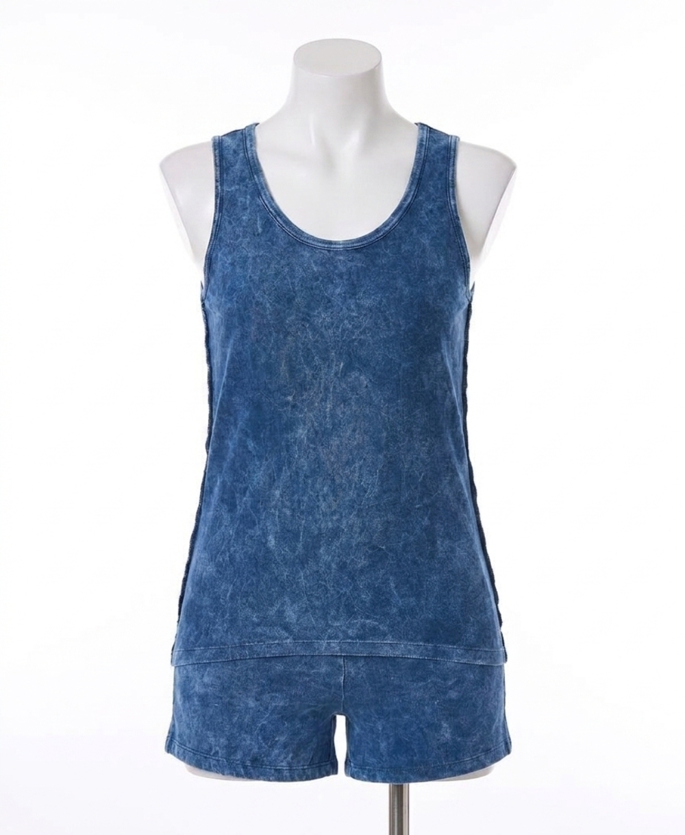 NEW ANGEL APPAREL comfy tank top in denim